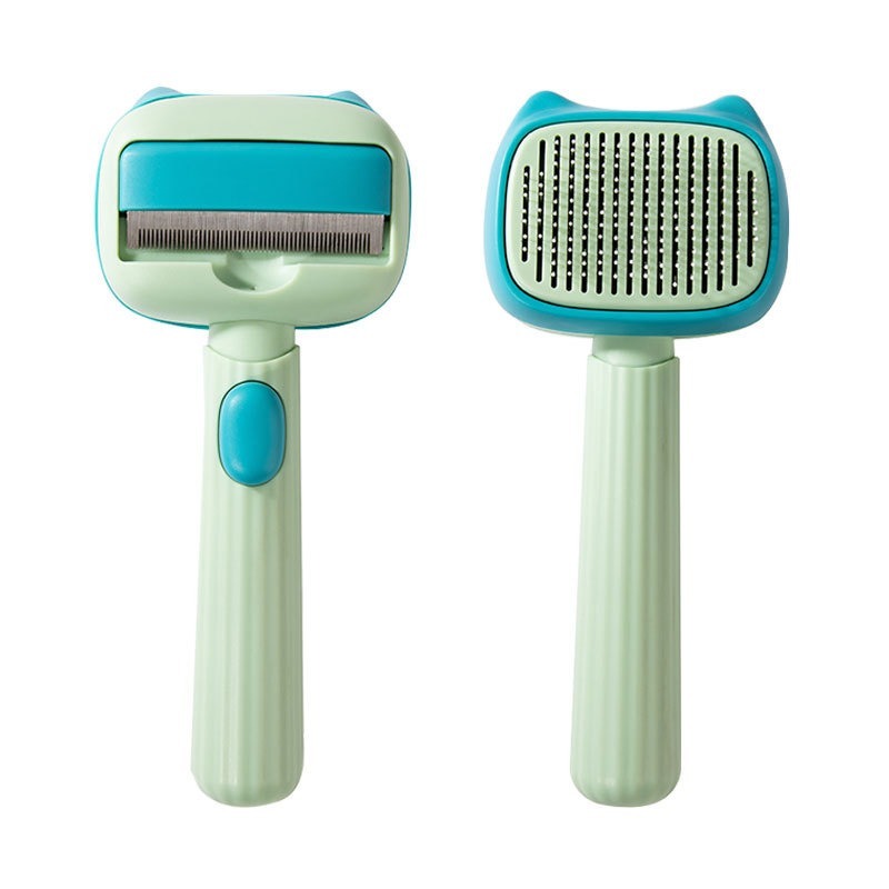 Self-Cleaning Cat Grooming Brush – Easy Hair Remover Tool for Shedding