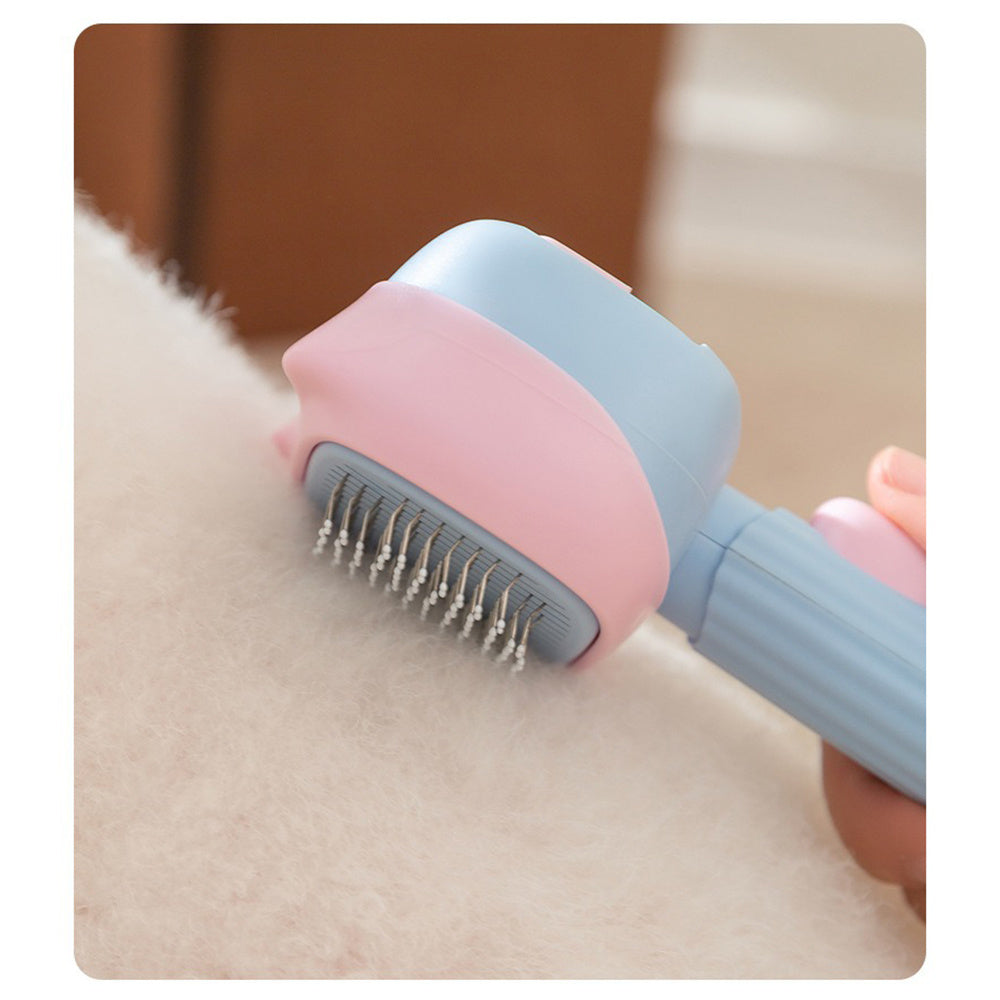 Self-Cleaning Cat Grooming Brush – Easy Hair Remover Tool for Shedding