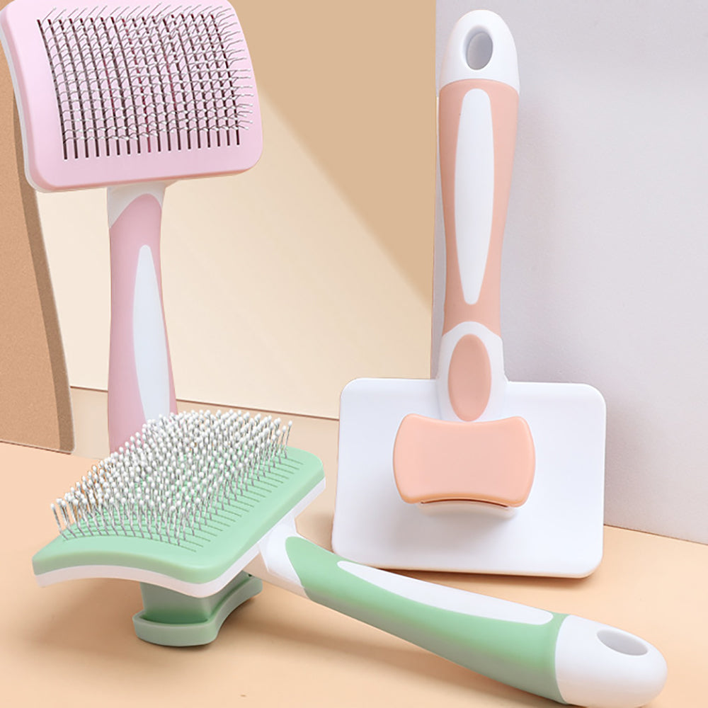 Self-Cleaning Slicker Brush for Dogs & Cats
